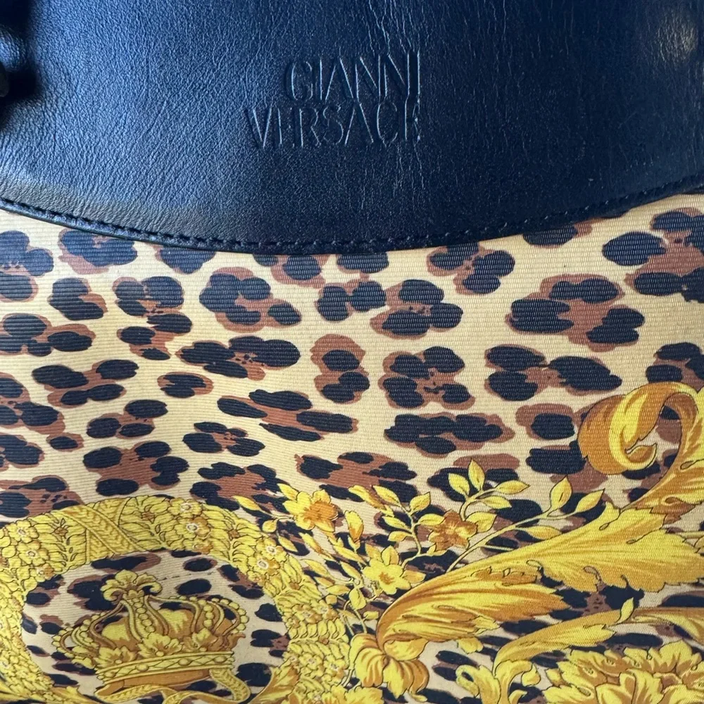 Versace vintage leopard sunburst W/ COA